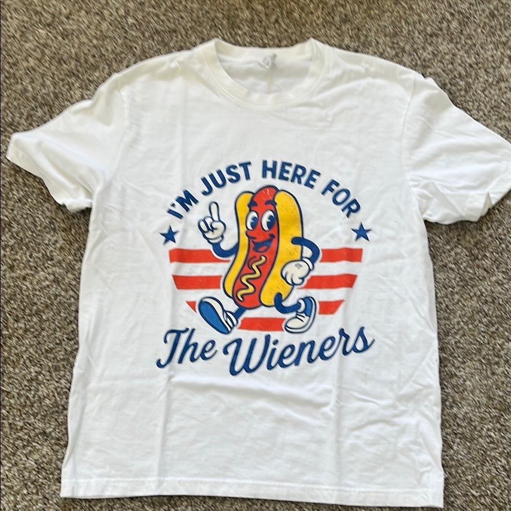 4th of July Weiner Cotton T-Shirt
